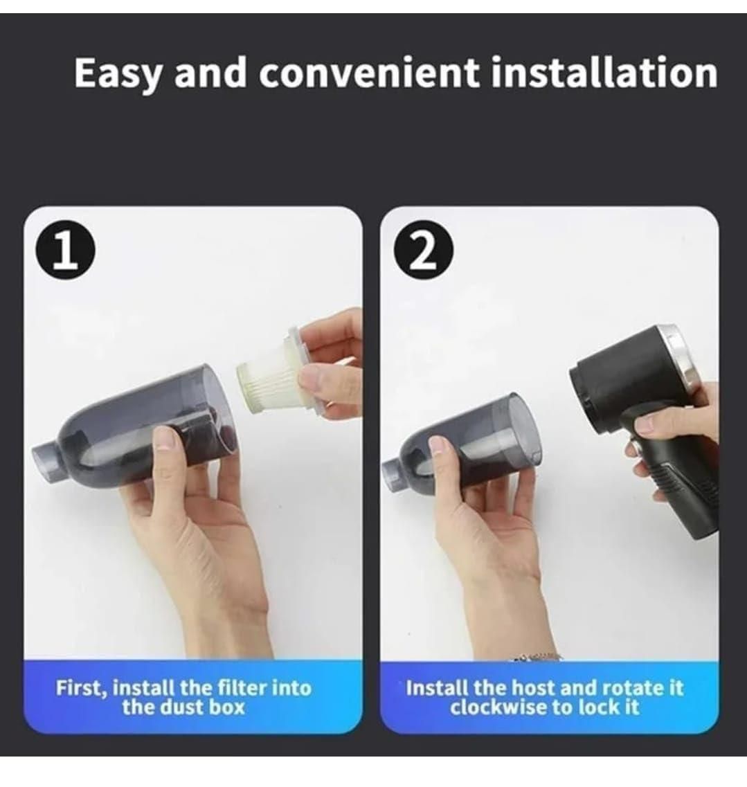 Portable Cordless Mini Vacuum &amp; Air Duster
